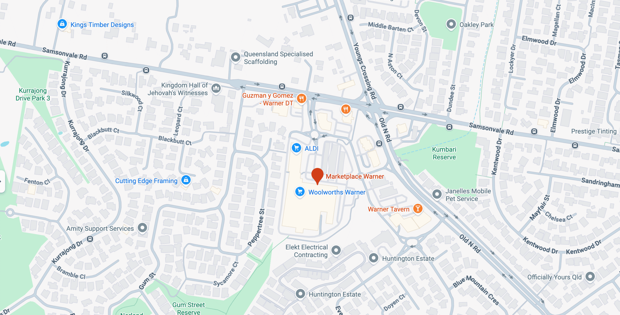 Getting Here map
